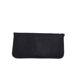 COACH LEATHER CLUTCH HANDBAG BLACK 13”x5”x0