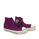 CONVERSE LEATHER HI TOP SNEAKERS SHOES MAGENTA 8
