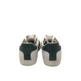GUCCI ACE SNEAKERS LUXE SHOES WHITE/GREEN 40.5