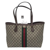 GUCCI OPHIDIA GG TOTE LUXE HANDBAG BEIGE 16.5”x8”x6