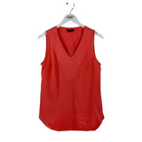 ETCETERA 100% SILK SLEEVELESS DESIGNER TOP CORAL 6