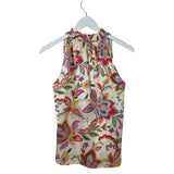 THML PRINT SLEEVELESS TOP CREAM MULTI XSMALL