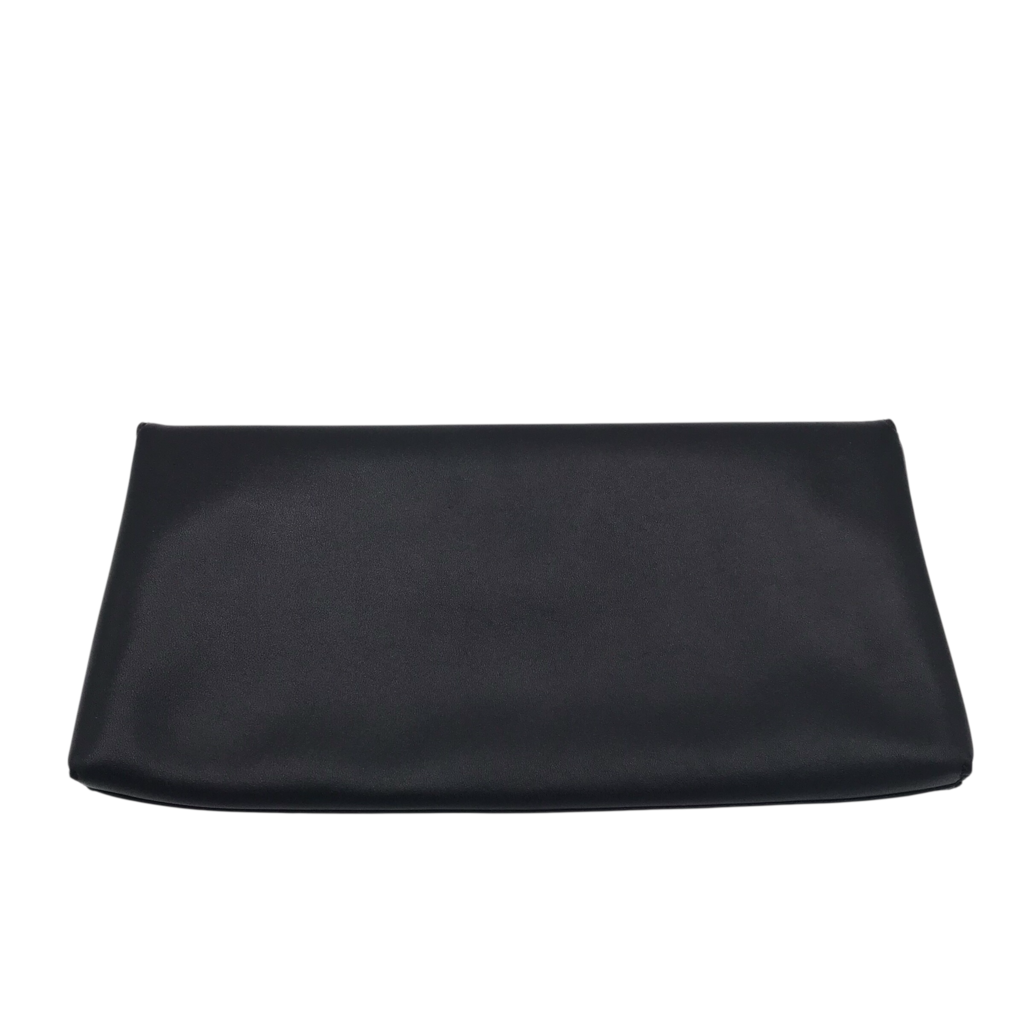TORY BURCH RET$398 LEATHER CLUTCH HANDBAG BLACK