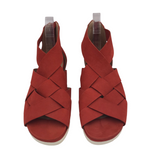 EILEEN FISHER SNEAKER SANDALS SHOES ORANGE 9