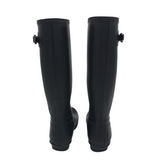 HUNTER TALL RAINBOOTS BOOTS BLACK 6M