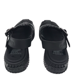 SOREL CHUNKY SANDAL SHOES BLACK 6