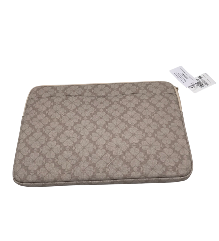 KATE SPADE NWT$110 LAPTOP SLEEVE W/ DUSTBAG WOMEN'S ACCESSORIES BEIGE CREAM