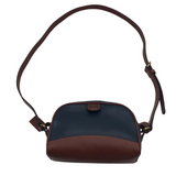 COACH CROSSBODY HANDBAG NAVY BROWN