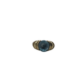 DAVID YURMAN 925/14K CAPRI BLUE TOPAZ LUXE JEWELRY