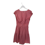 RACHEL ZOE GINGHAM SLEEVELESS DRESS RED WHITE SMALL