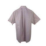 RALPH LAUREN SHORT SLEEVE MEN SHIRT WHITE RED MEDIUM