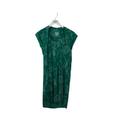 MAEVE FLORAL CAP SLEEVE DRESS GREEN WHITE 4