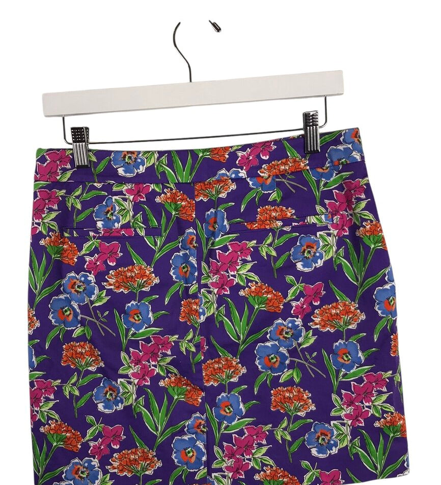 RALPH LAUREN GOLF SKORT FLORAL ACTIVEWEAR PURPLE MULTI 4