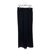 BCBGMAXAZRIA WIDE LEG DESIGNER PANT BLACK MEDIUM
