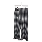 EE:SOME GINGHAM PANT BLACK WHITE SMALL
