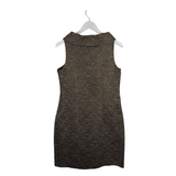 MICHAEL MICHAEL KORS COWL NECK SLEEVELESS DRESS GOLD TAN 6