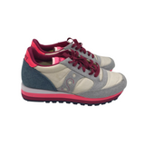 SAUCONY RET$150 DENIM TRIM SNEAKER SHOES PLUM BLUE 7.5