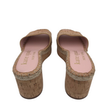 KATE SPADE PLATFORM SANDAL CORK DESIGNER SHOES TAN 8B