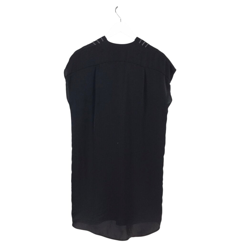 VINCE CAP SLEEVE DESIGNER DRESS BLACK 2