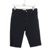FRAME RET$300 DENIM BERMUDA DESIGNER SHORTS BLACK 27