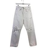 AGOLDE DISTRESSED DESIGNER JEANS WHITE 26