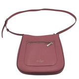 KATE SPADE LEATHER MESSENGER CROSSBODY HANDBAG ROSE