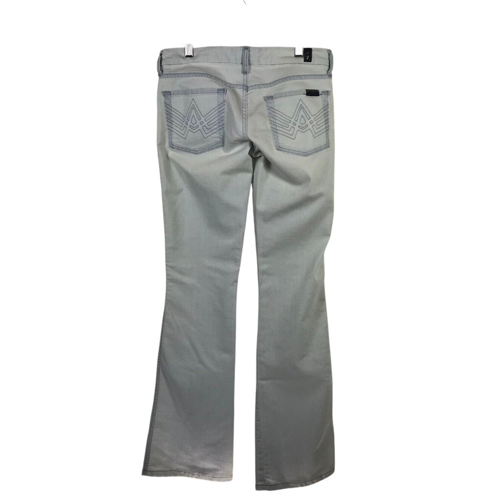 7 FOR ALL MANKIND STRAIGHT LEG DESIGNER JEANS SKY 28