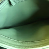 GUCCI BLONDIE LEATHER MED. TOP HANDLE LUXE HANDBAG GREEN