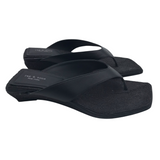 RAG & BONE RET$298 WEDGE THONG SANDAL DESIGNER SHOES BLACK 37