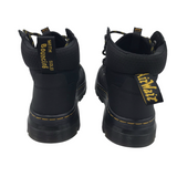 DR MARTENS RET$130 "ZUMA II" ANKLE MEN BOOTS BLACK YELLOW 7