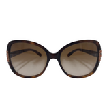 TORY BURCH RET$200 PASTIC FRAME W/CASE SUNGLASSES/READERS TORTOISE