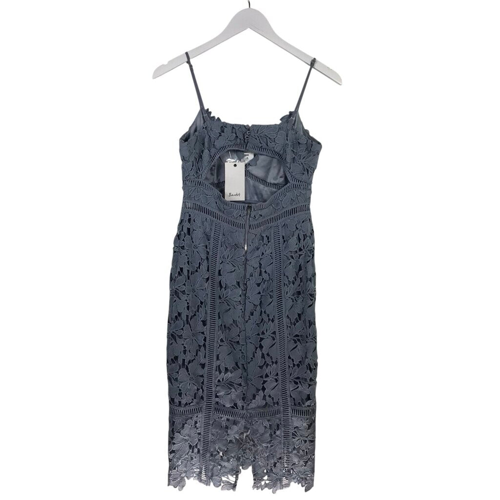 BARDOT NWT LACE SLEEVELESS DRESS BLUE 4