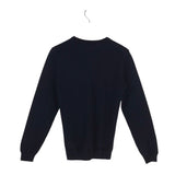 BOSS HUGO BOSS RET$179 WOOL LONG SLEEVE MEN SWEATER NAVY SMALL