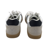 VIONIC RET$140 LEATHER SNEAKER SHOES WHITE BLACK 9