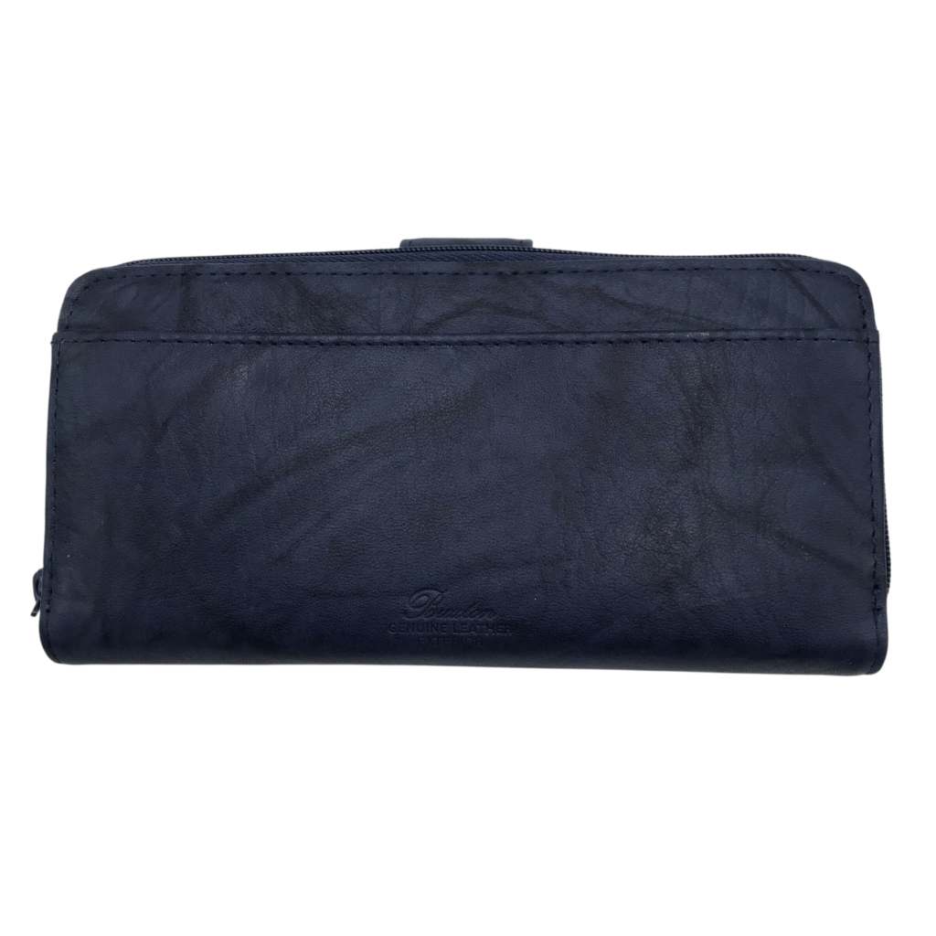 CHECKBOOK ZIP WALLET NAVY