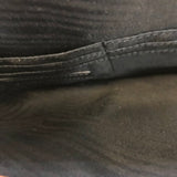 REBECCA MINKOFF LEATHER CLUTCH TASSLES HANDBAG TAN BROWN