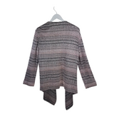 ST JOHN TWEED LONG SLEEVE DESIGNER CARDIGAN PINK BLACK MEDIUM