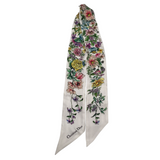 DIOR D-FLORAL MITZAH SCARF/BANDEAU LUXE ACCESSORIES TAUPE