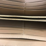 CHLOE RET$690 "MARCIE" LEATHER ZIP CONTIENTAL WALLET BROWN