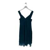 ANTONIO MELANI SLEEVELESS DRESS TEAL SMALL