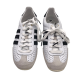 ADIDAS "SAMBA" LEATHER SNEAKER SHOES WHITE BLACK 5.5