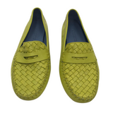 ROBERT ZUR RET$205 WOVEN LOAFER SHOES LIME 10