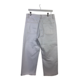 FRAME WIDE LEG DESIGNER JEANS WHITE 31