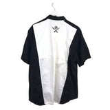 HARLEY DAVIDSON SHORT SLEEVE MEN SHIRT BLACK WHITE XLARGE