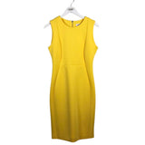 CALVIN KLEIN SLEEVELESS DRESS YELLOW 8