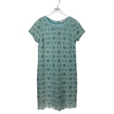 LOFT LACE SHORT SLEEVE DRESS MINT 6
