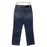 GIVENCHY RET$890 CROP 4G CHAIN LUXE JEANS BLUE 29