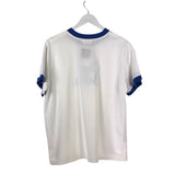 CURRENT AIR NWT$34 "CIAO BELLA" TEE TOP WHITE BLUE SMALL