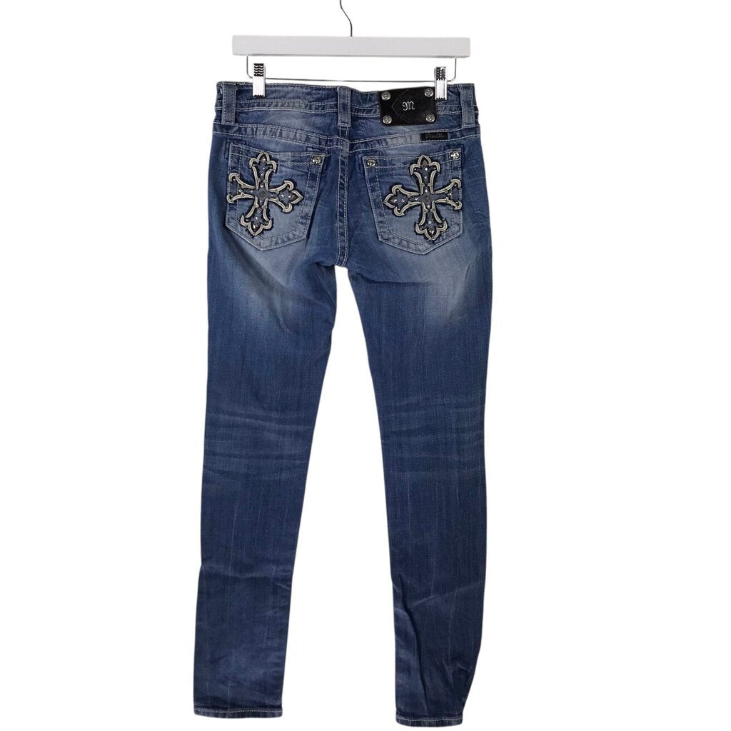 MISS ME SKINNY LEG JEANS BLUE 27