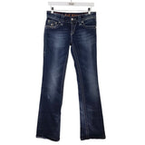 ROCK & REPUBLIC FLARE LEG JEANS BLUE 27